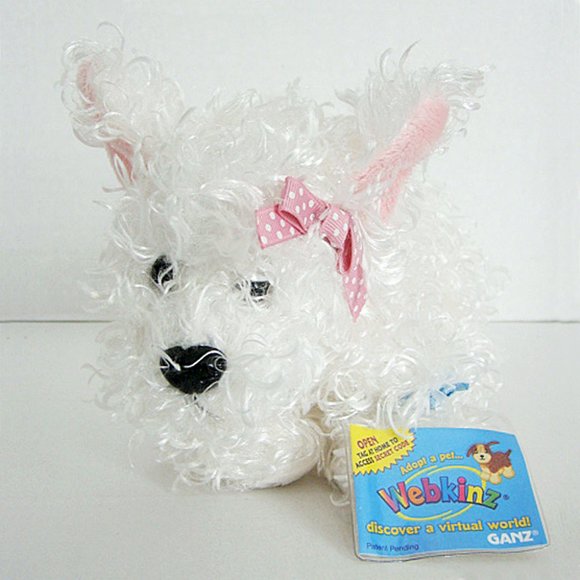 Webkinz WHITE TERRIOR H Plush Animal HM106 ~ Retired Ganz [NEW SEALED CO… - Picture 6 of 8